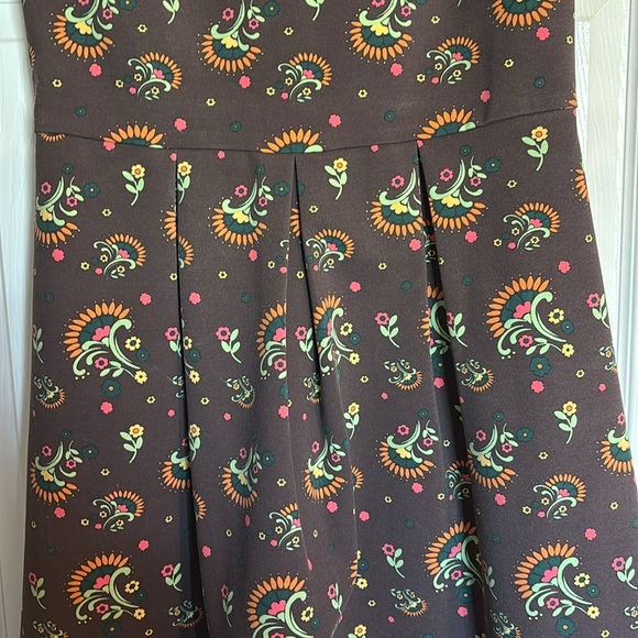 Matilda Jane Friends Forever Maja women’s brown floral dress size medium - Picture 4 of 11